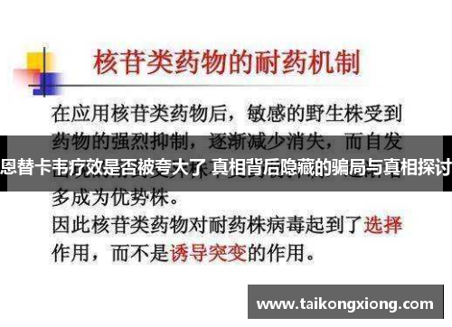 恩替卡韦疗效是否被夸大了 真相背后隐藏的骗局与真相探讨
